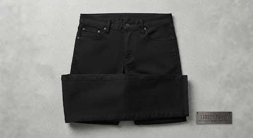 1103BKSSHW Clean Straight Denim (Super Smooth)